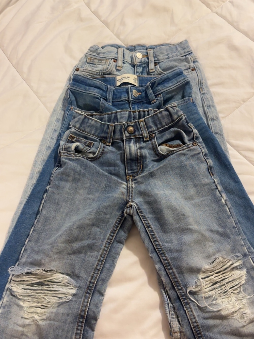 Kids Blue Denim Jeans bundle - Picture 2 of 3